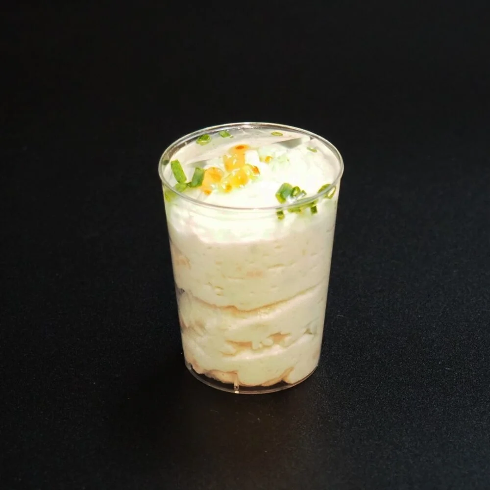 Verrine Mise en bouche au saumon fumé